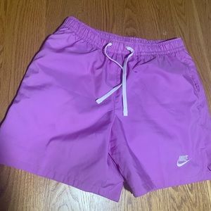 Nike Sportswear Sport Essentials Woven Flow Lined Shorts Men's Small Pink/Purple